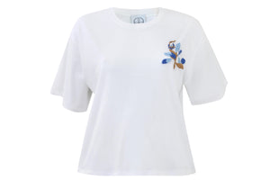 Serene Bloom Bird T-shirt