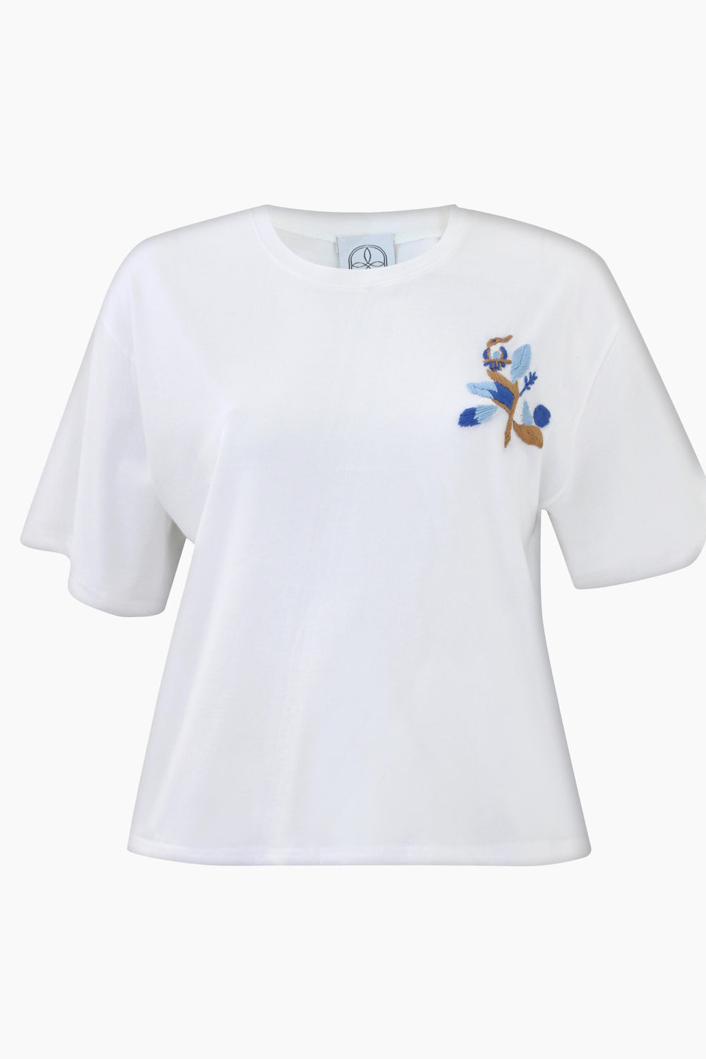 Serene Bloom Bird T-shirt