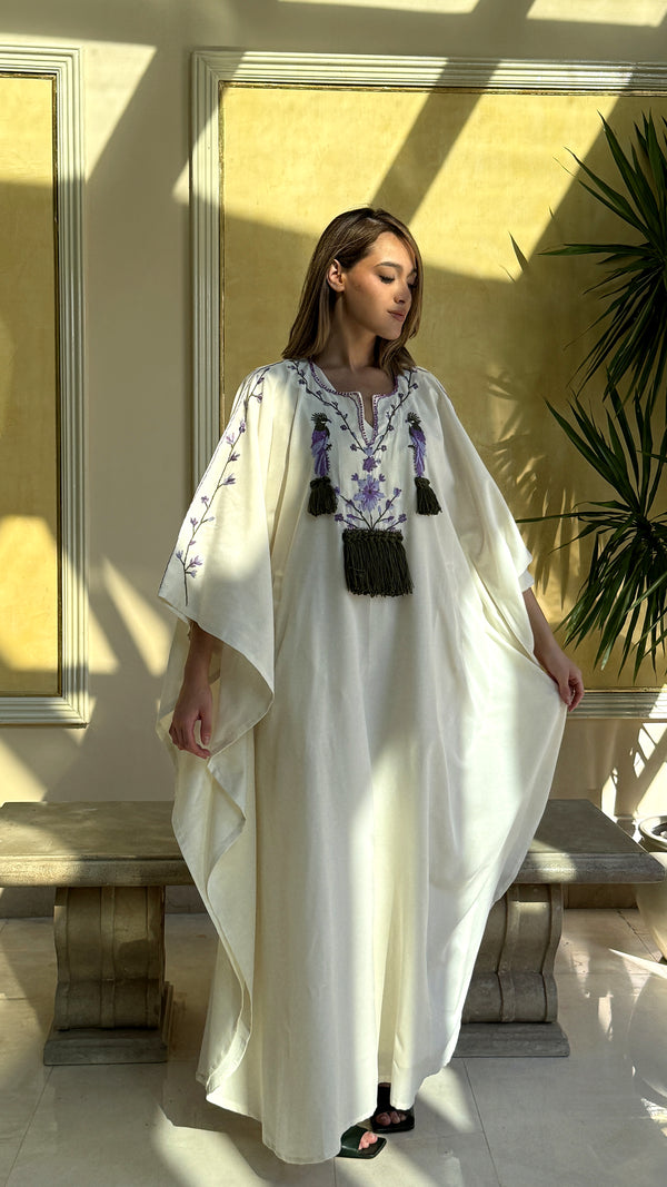 Anima Uccelli Tassel Kaftan