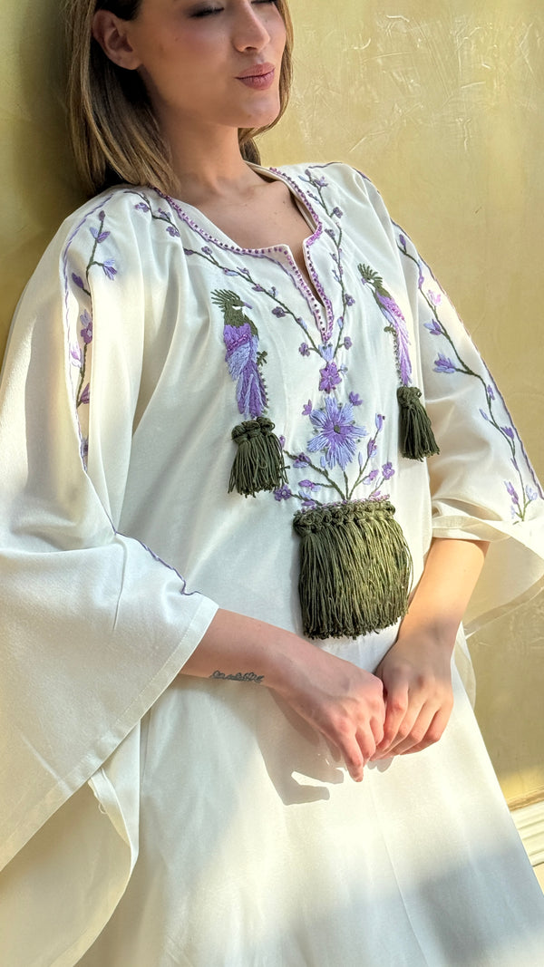 Anima Uccelli Tassel Kaftan