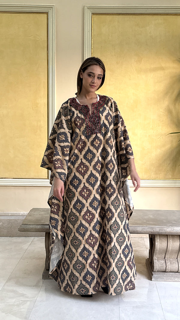 Mosaico Collar Kaftan
