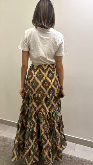 Mosaico Tassel Skirt