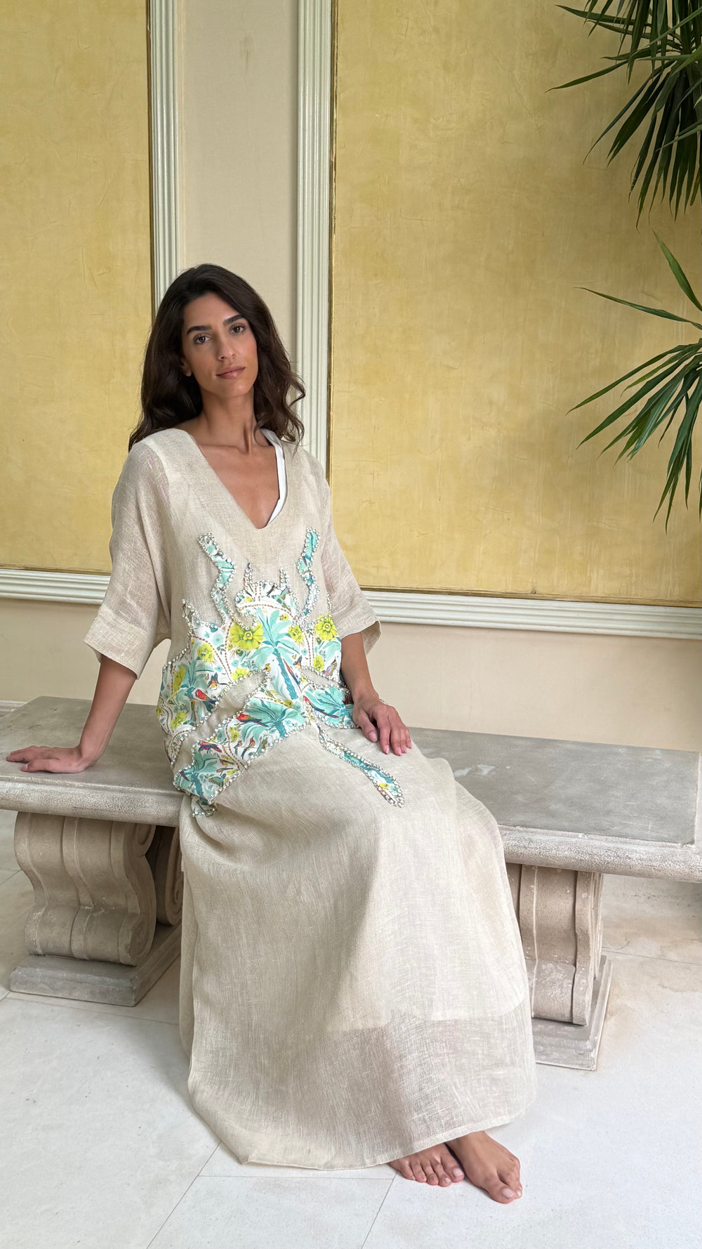 Palma Tropicale Wrap Kaftan