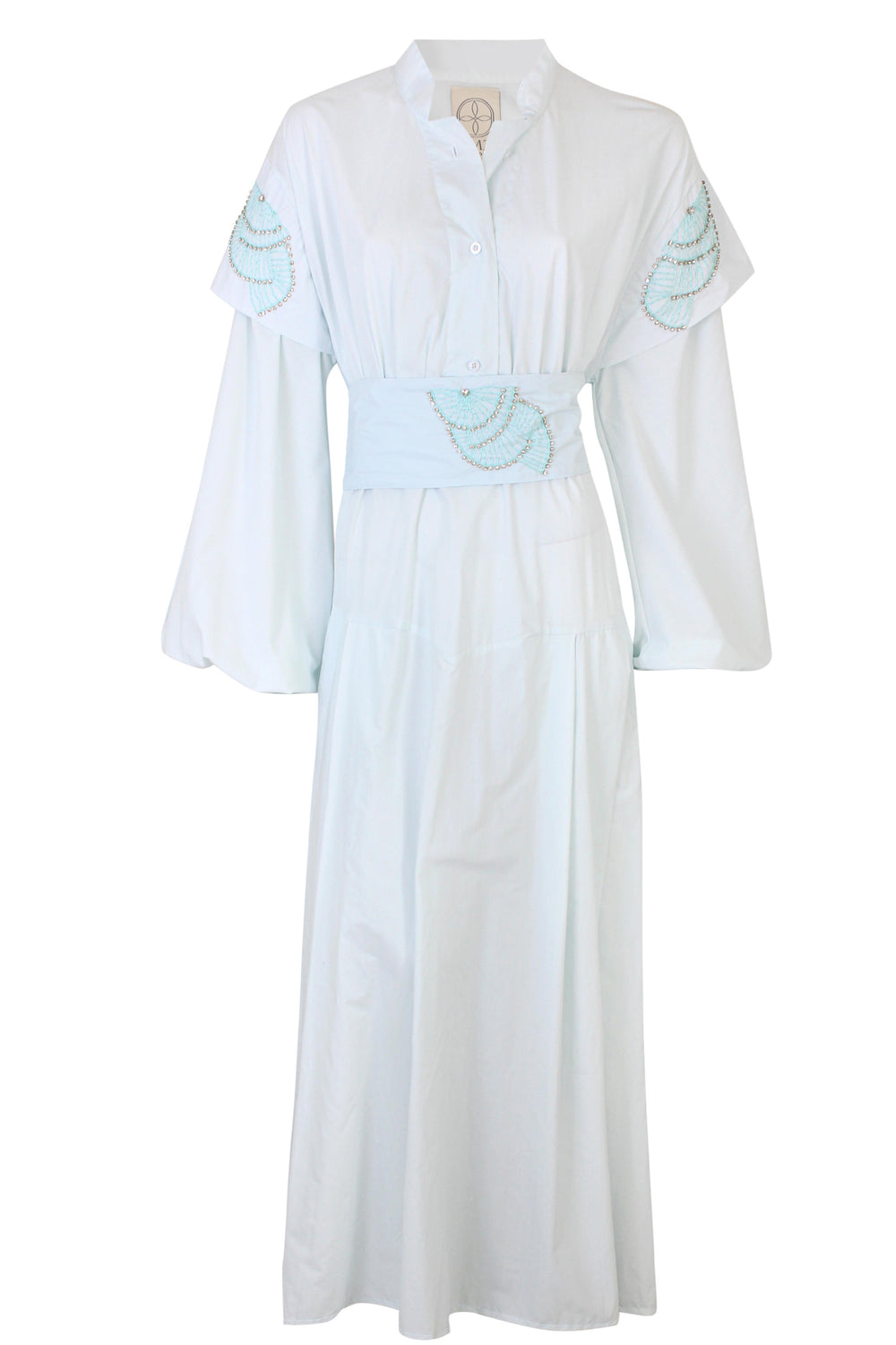 Acqua Mosaic Poplin Kaftan