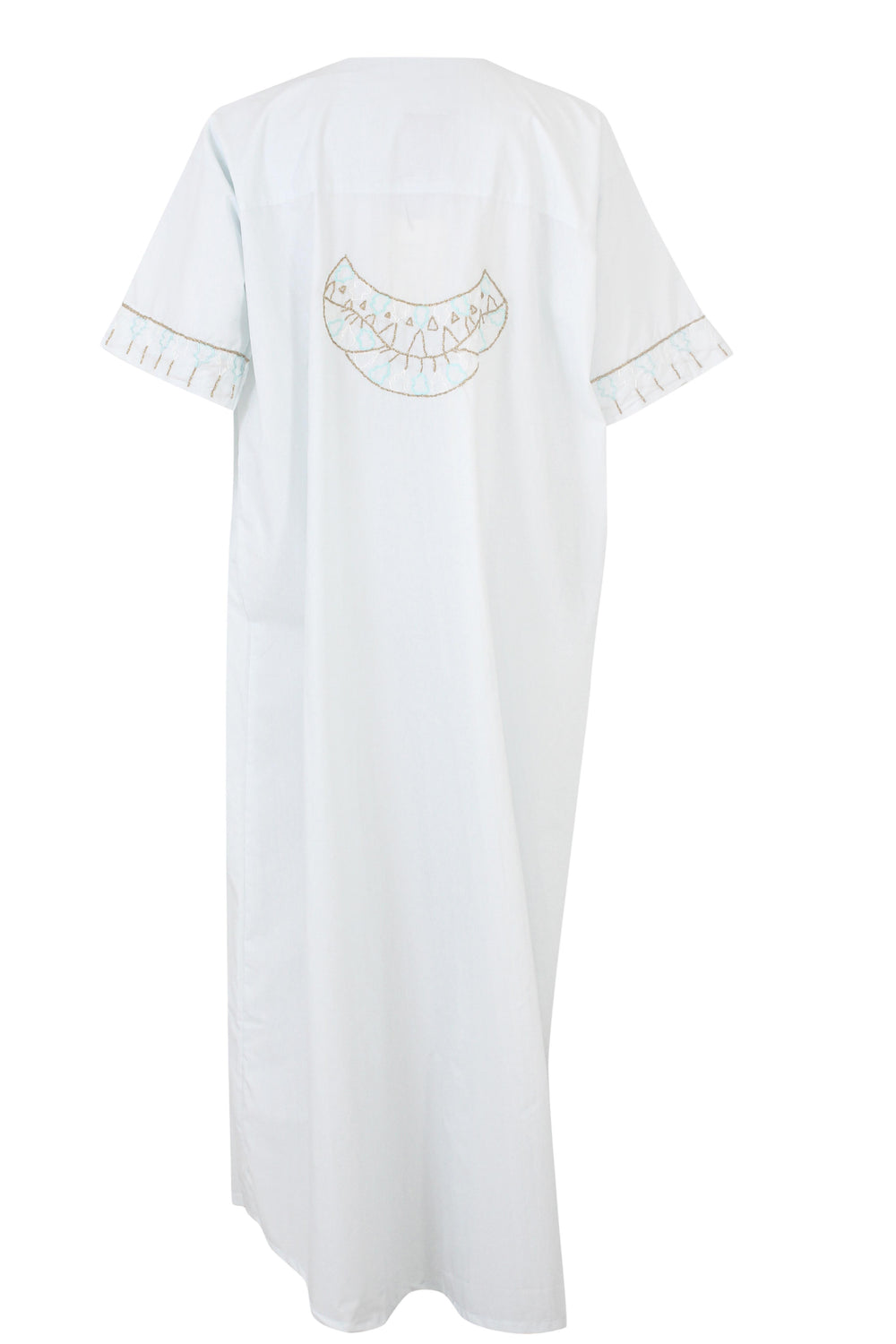 Kaftan Poplin Acqua Open