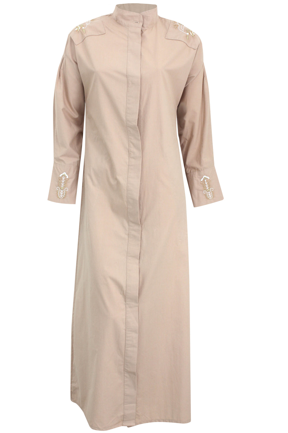 Mosaic Camel Shirt Kaftan