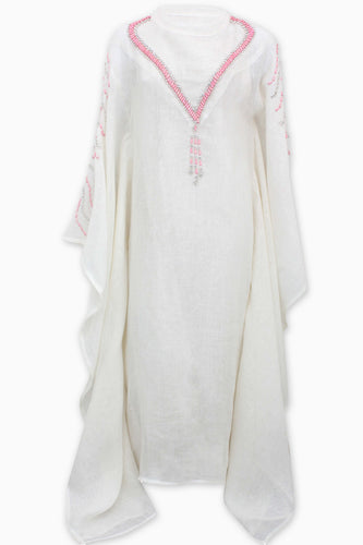 La Raffia Preziosa Necklace Pink