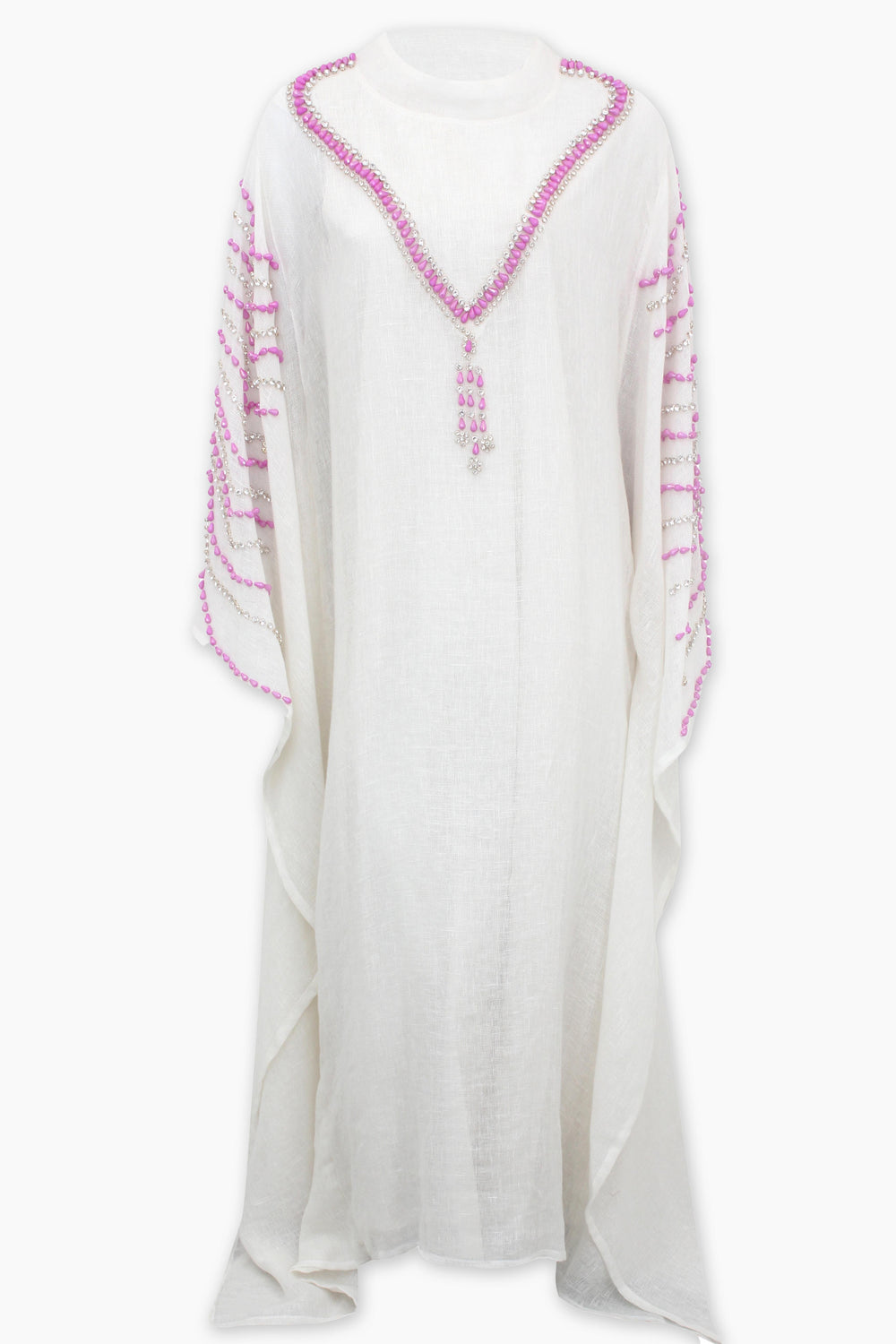 La Raffia Preziosa Necklace Purple