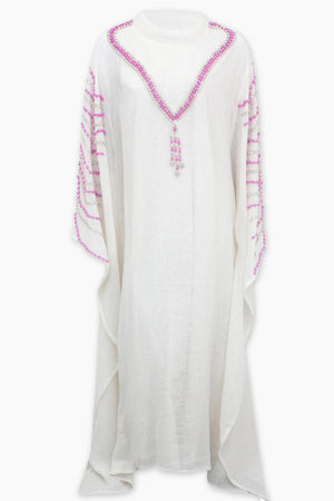 La Raffia Preziosa Necklace Purple