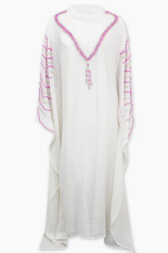 La Raffia Preziosa Necklace Purple