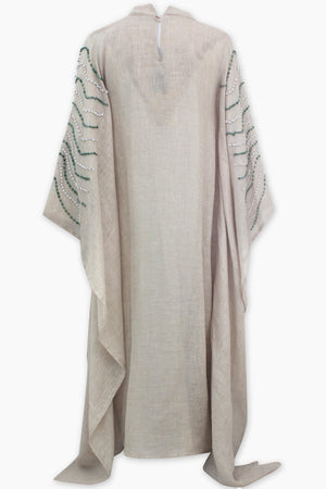 La Raffia Preziosa Necklace Green