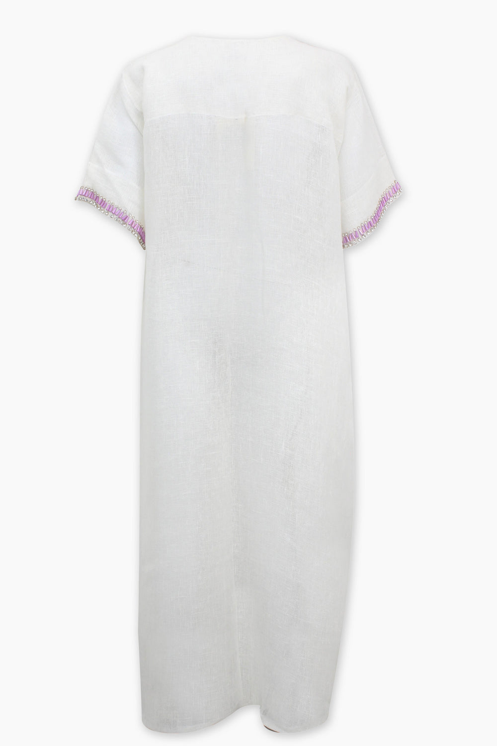 La Preziosa Purple Necklace Open Kaftan