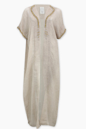 La Preziosa Gold Necklace Open Kaftan