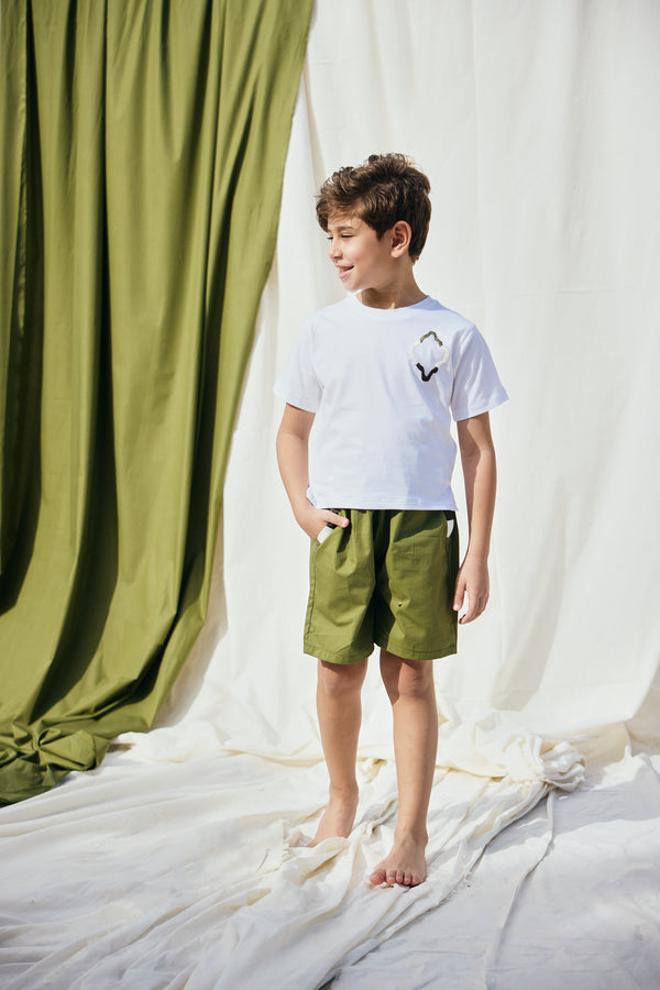 Bold Gradient Pocket Shorts