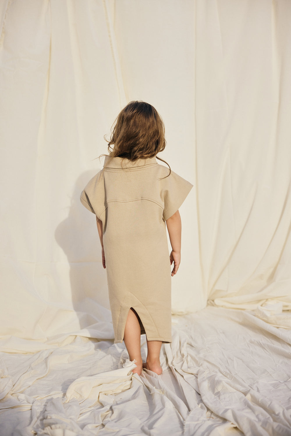 High Neck Floral Dress