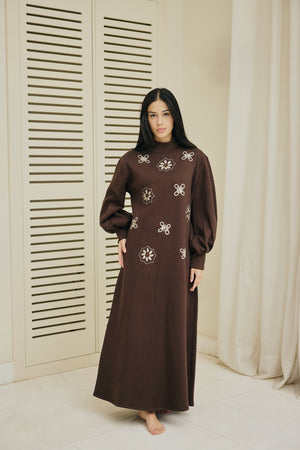 Geometric Floral Dress