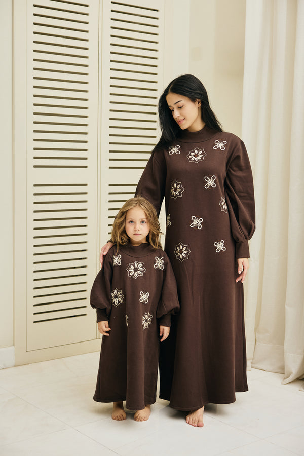 Geometric Floral Dress