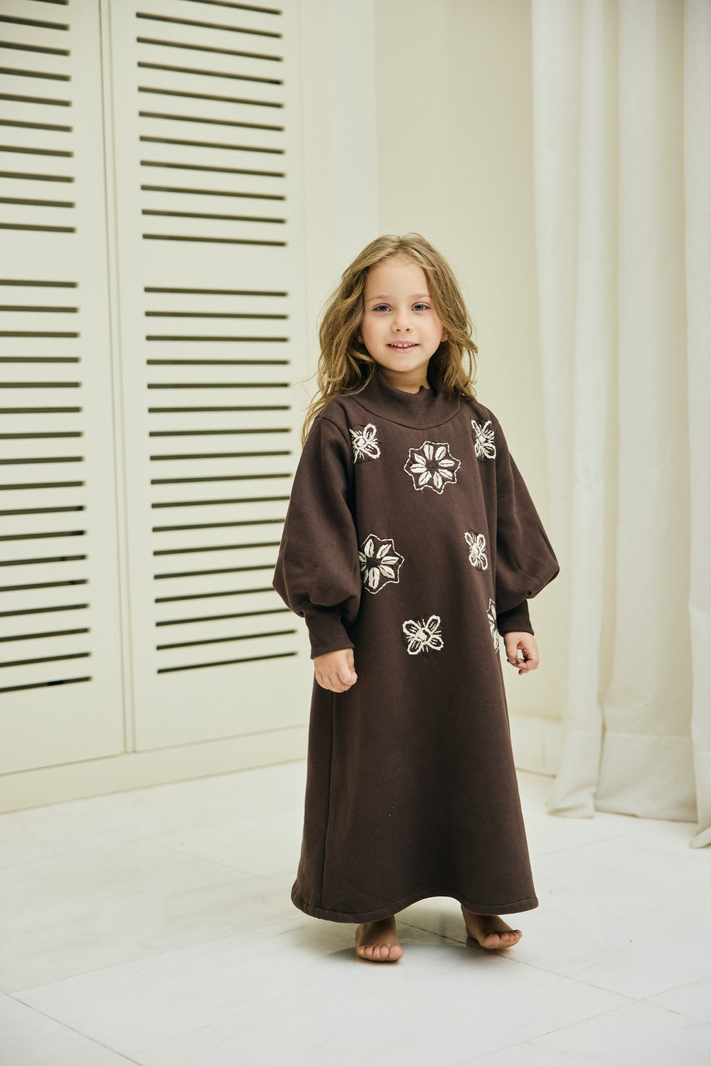 Geometric Floral Dress