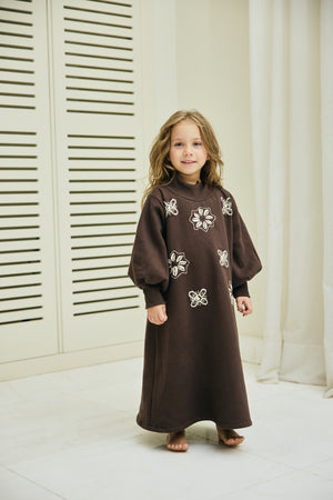 Geometric Floral Dress