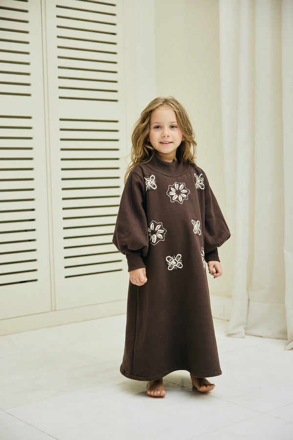 Geometric Floral Dress