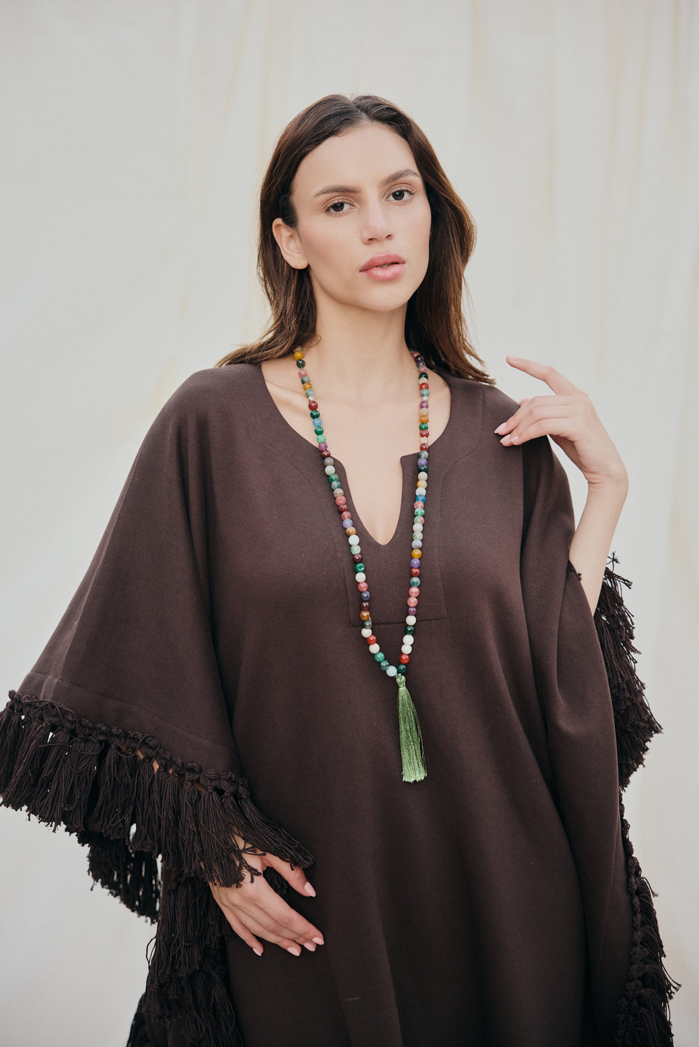 Multi-coloured Agate Necklace