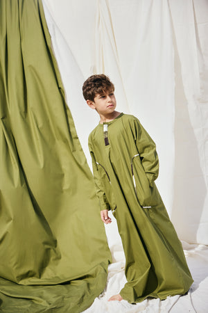 Gradient Border Kaftan