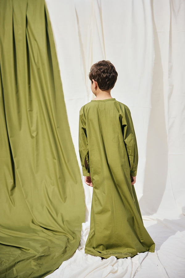 Gradient Border Kaftan