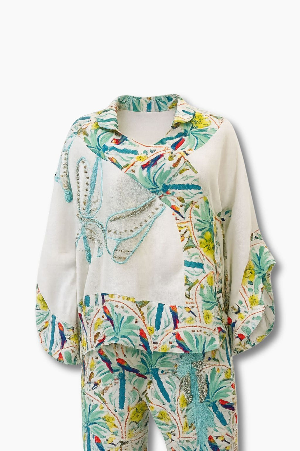 Tropicale Wrap Top