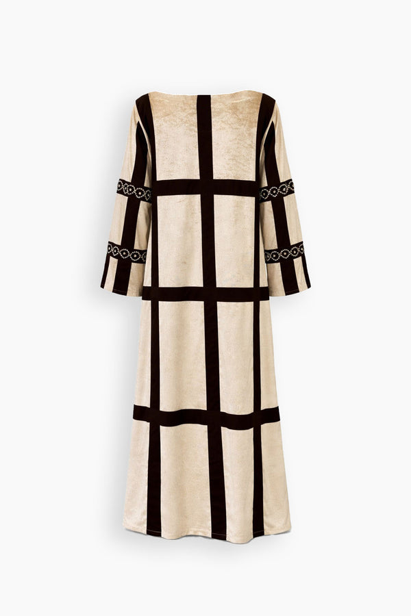 Velvet Stellare Border Kaftan