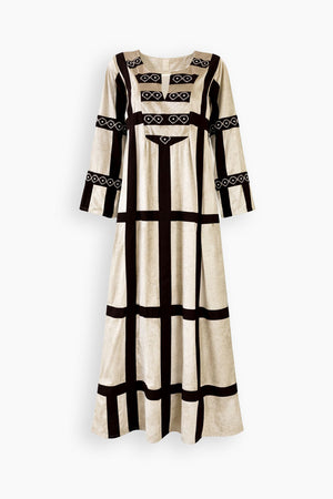 Velvet Stellare Border Kaftan