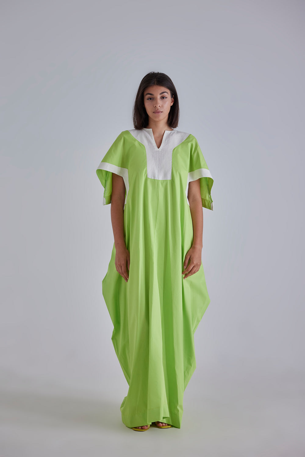 Lecce Lime Green Kaftan