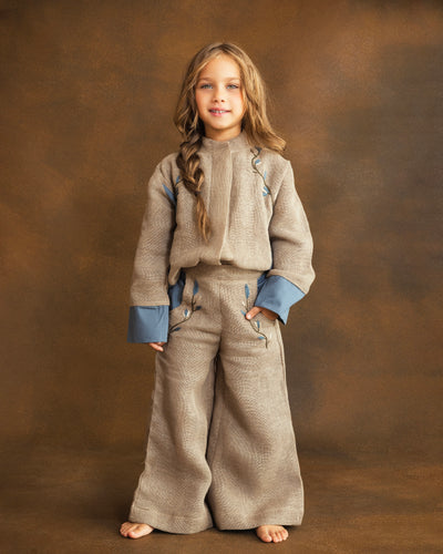Raffia Fiore Girls Pants