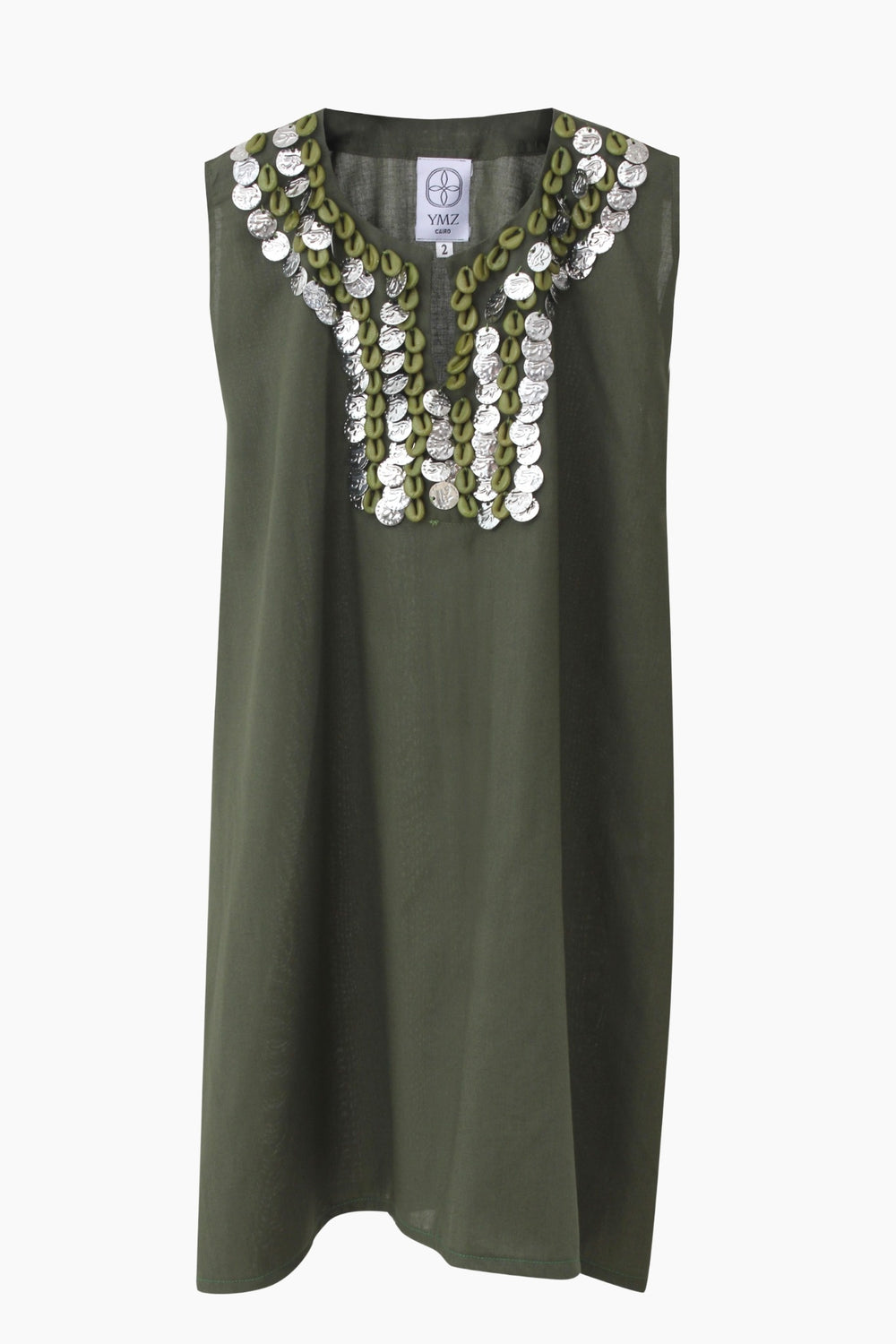 Cultura Shell Poplin Kaftan