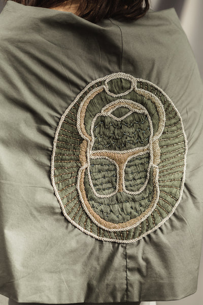 Scarab Embroidered Kaftan