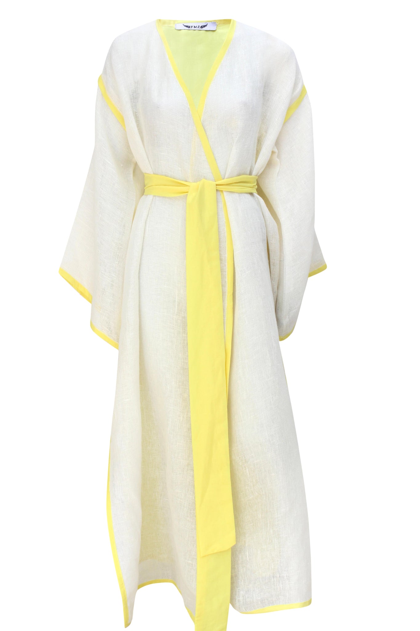 Raffia Yellow Kimono