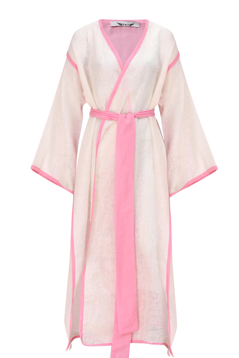 Raffia Pink Kimono