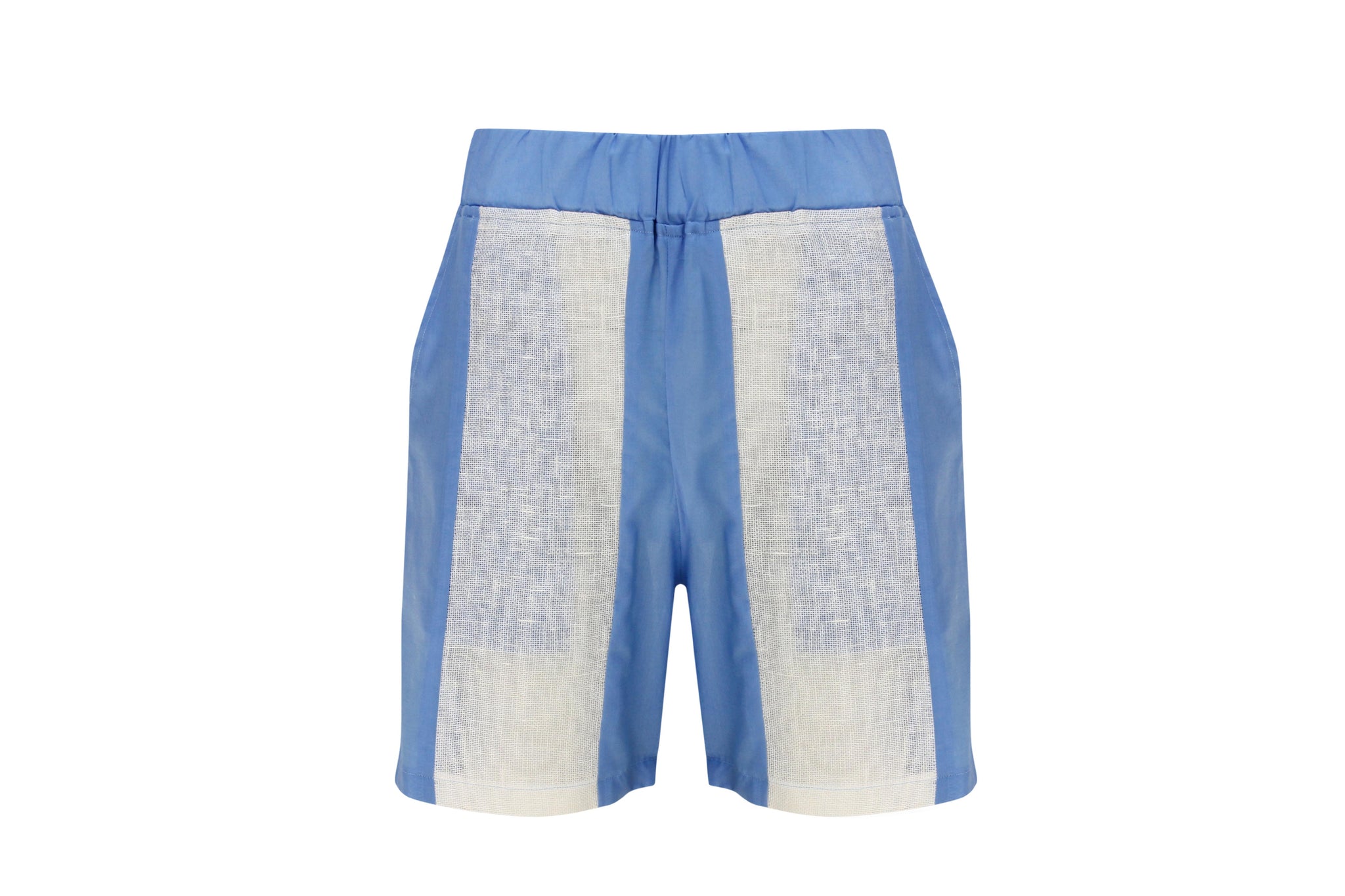 La Raffia Shorts Blu