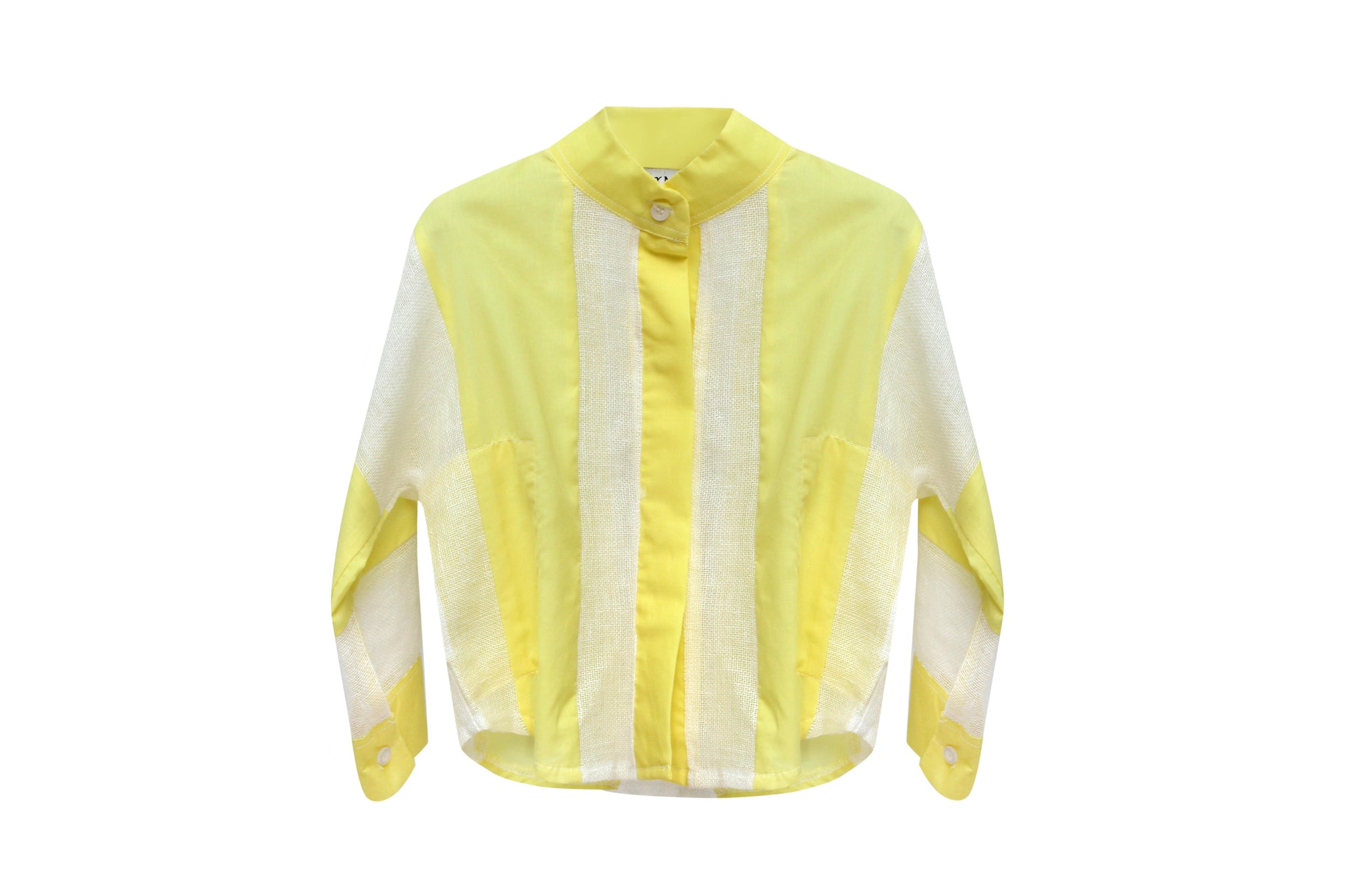 La Raffia Shirt Yellow