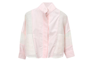 La Raffia Shirt Baby Pink