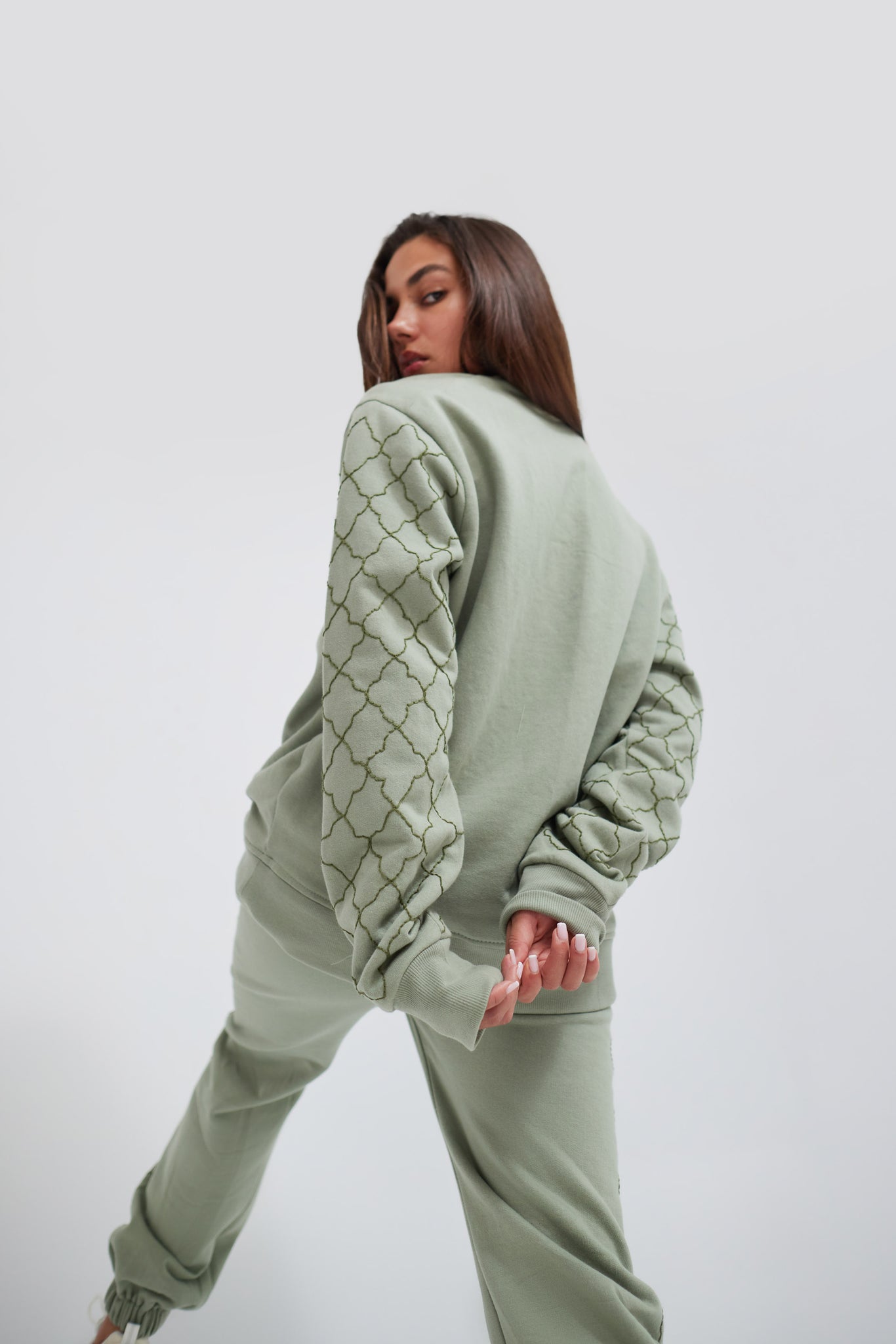 Mosaic Verde Sweater