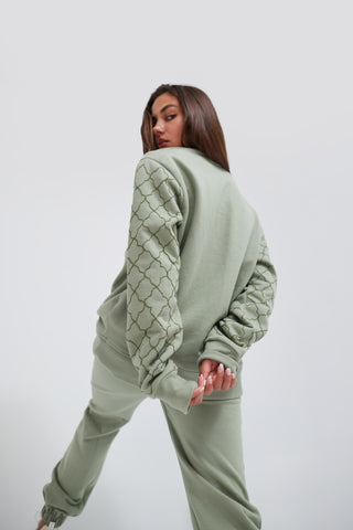 Mosaic Verde Sweater