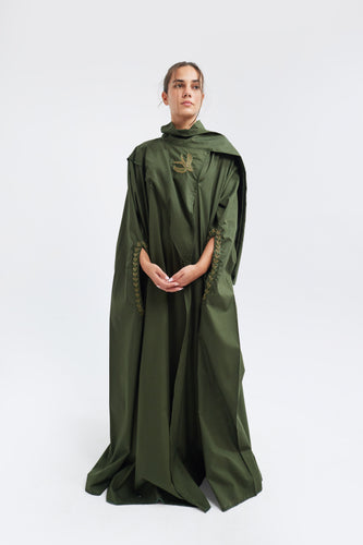 Forest Green Peace Kaftan